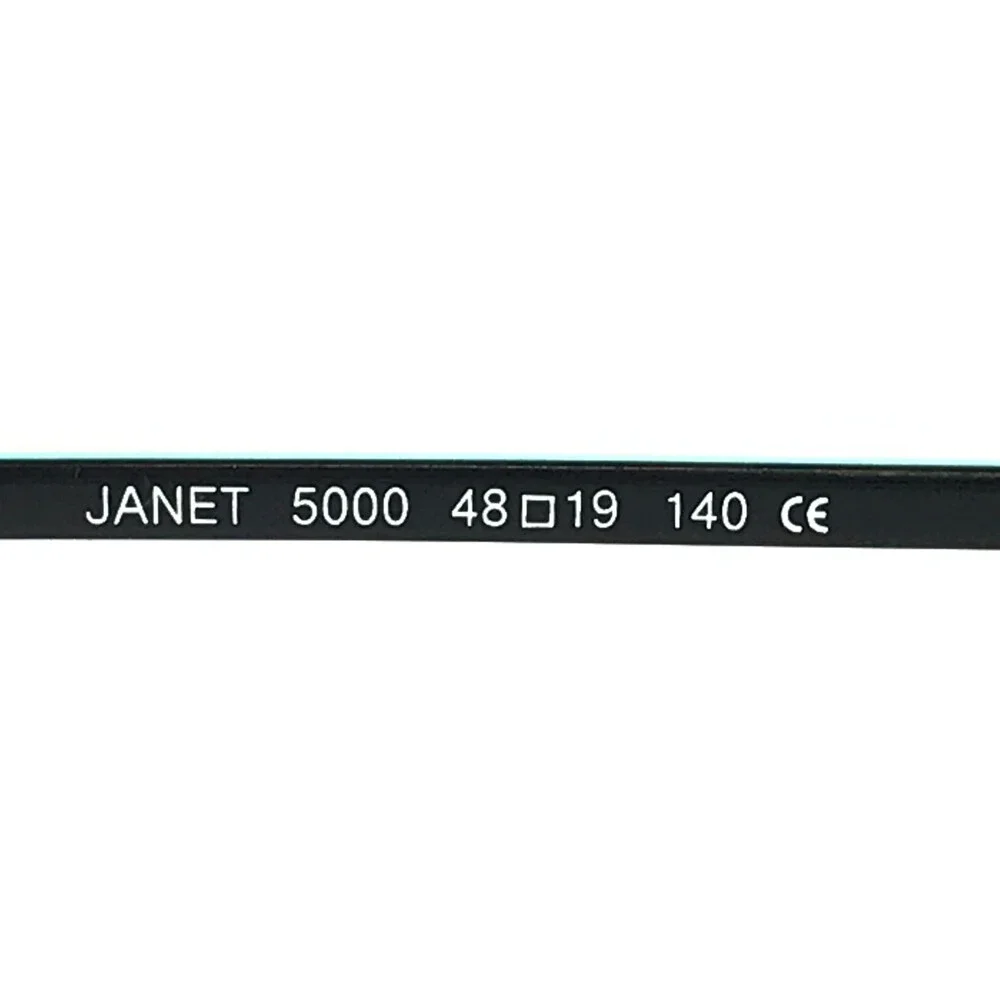 BOZ Eyeglasses Frames JANET 5000 Pink Gold Black Cat Eye 48-19-140